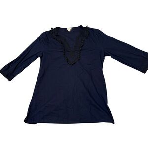 Navy Blue Women's Top